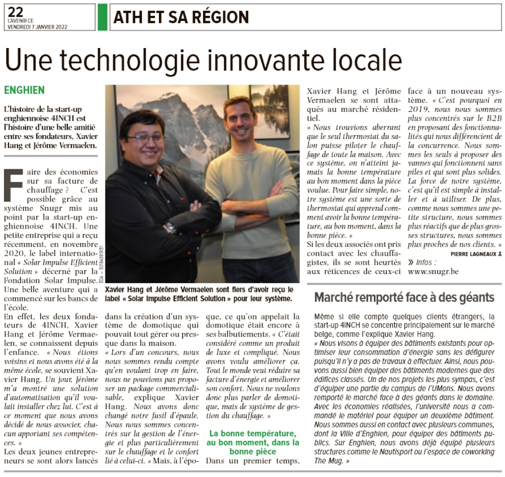 Article de presse
