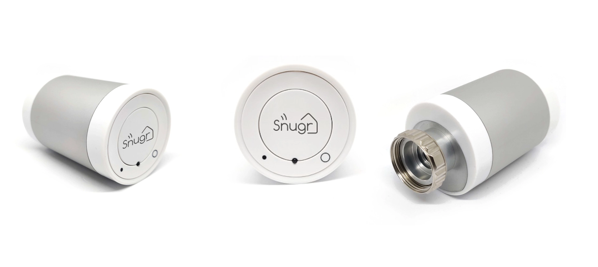 Vanne thermostatique connectée Snugr EasyPelt, sans pile, à effet Seebeck