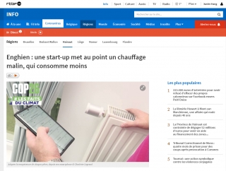 Article RTBF info et passage au JT de la RTBF